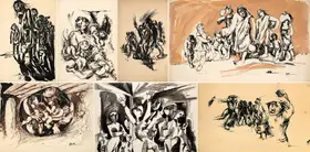 Roy, Sajal (Artist). Various, 1980 | Drawing