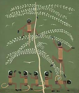 Pyne, Kartick Chandra (Artist). Untitled, 1992 | Painting