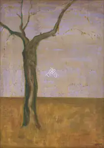 Gade, H.A. (Artist). Leaf Less Tree, 1982 | Painting