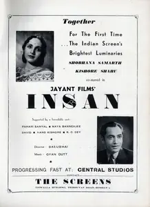 Jani, Babubhai (Director), Insaan, 1944 | Advertisement