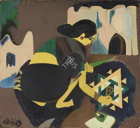 Bendre, N.S. (Artist). Untitled, 1983 | Painting