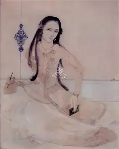 Tagore, Abanindranath (Artist). Zebunnesa, 1920-1925 | Painting