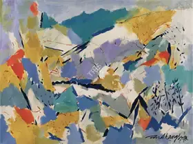 Bandyopadhyay, Sudhangsu (Artist). Untitled, 2012 | Painting