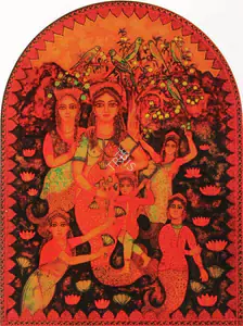 Burman, Jayshri (Artist). Untitled, 2002 | Painting