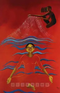 Caur, Arpana (Artist). Yogini & Senses, 2002 | Painting