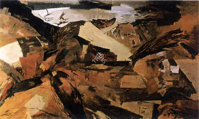 Ramkumar (Artist). Landscape, 1987 | Painting