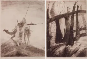 Chughtai, M.A.R. (Artist). Endless Horizon, n.d. | Print