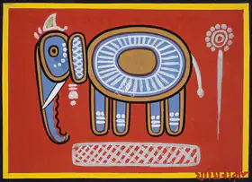 Roy, Jamini (Artist). Untitled, n.d. | Painting