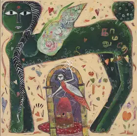 Muralidharan, K. (Artist). Kamadhenu, n.d. | Painting