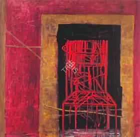 Das, Amitava (Artist). And The Red Chair, 2007 | Painting