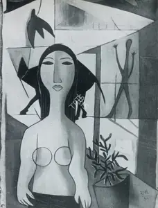 Ramkumar (Artist). Prisoner, n.d. | Painting
