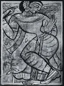 Roy, Jamini (Artist). Radhika, n.d. | Painting