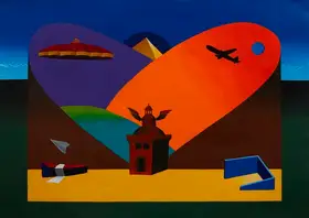 Prasad, Babu Eshwar (Artist). Fasten Your Seat Belt, 2001 | Painting
