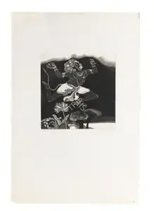 Goud, K. Laxma (Artist). Untitled (Demon), 1993 | Graphic Art