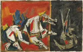 Husain, M.F. (Artist). Duldul, 1967 | Painting