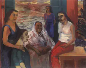 Malani, Nalini (Artist). Intimacy (His Life 5), 1980-1981 | Painting