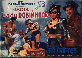 Vaidya, R.N. (Director), Lady Robin Hood, 1946 | Song-Synopsis Booklet