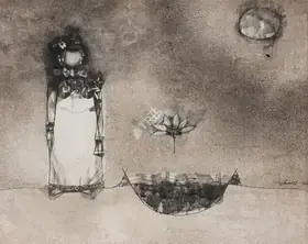 Pyne, Ganesh (Artist). Untitled, 1968 | Painting