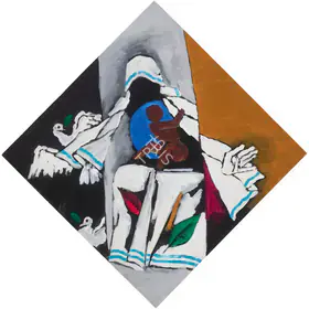 Husain, M.F. (Artist). Untitled (Mother Teresa), c.1990s | Painting