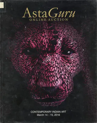 Asta Guru (Auction House). Contemporary Indian Art. 15 March 2016 | Auction Catalogue | 00862224