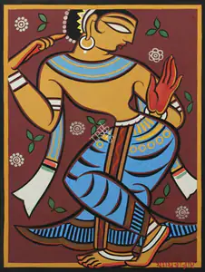 Roy, Jamini (Artist). Untitled, n.d. | Painting