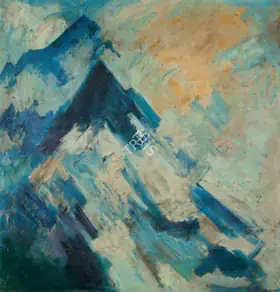 Gade, H.A. (Artist). Untitled (Mountainscape), 1982 | Painting