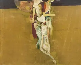Das, Arup (Artist). Untitled (The Embrace), 1971 | Painting