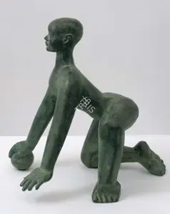 Mistry Dhruva Artist Moving Mountain 2 Bronze Edition 35 1988-1990 Sculpture FineArts 00598856