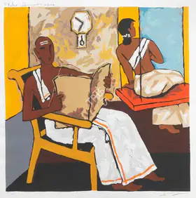 Husain, M.F. (Artist). Kerala V, 2004 | Graphic Art