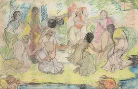 Ara, K.H. (Artist). The Dance of Life, circa 1950 | Painting