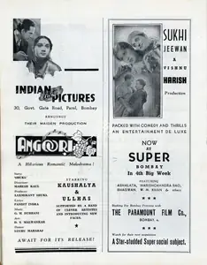 Bhagwan, Master (Director), Sukhi Jeevan, 1942 | Advertisement