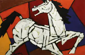 Husain, M.F. (Artist). Untitled, c.1980 | Painting