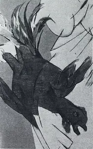 Mehta, Tyeb (Artist). Woman With Bird (Detail), 1987 | Painting