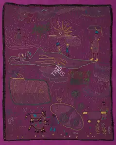 Mukherjee, Meera (Artist). Untitled, circa 1980s | Tapestry