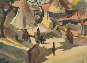 Ambadas (Artist). Untitled, 1945 | Painting