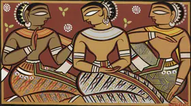 Roy, Jamini (Artist). Untitled, n.d. | Painting