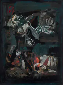 Raza, S.H. (Artist). La Nuit, 1972 | Painting