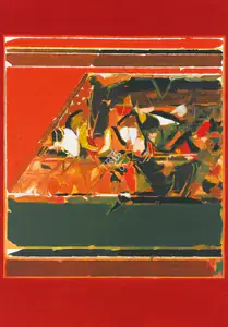 Raza, S.H. (Artist). Untitled, 1982 | Painting