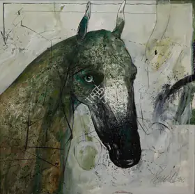 Das, Sunil (Artist). Untitled (Horse), 1998 | Painting