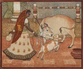 Hebbar, K.K. (Artist). Untitled, 1944 | Painting