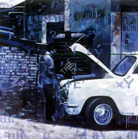 Parmar, Maganlal (Artist). Archeology-Kerala-1, 2007 | Painting