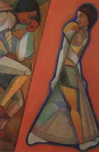 Goswami, Neeraj (Artist). Mystics, 2004 | Painting