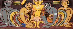 Sreenivasulu, K. (Artist). Cock Fight, 1955 | Painting