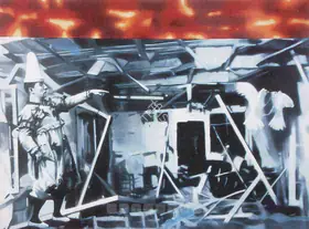 Santhosh, T.V. (Artist). Act -I, 2002 | Painting