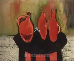 Bakre, S.K. (Artist). Still Life, 1969 | Painting