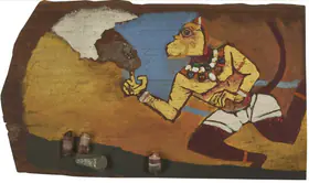 Husain, M.F. (Artist). Untitled, c.1980 | Painting