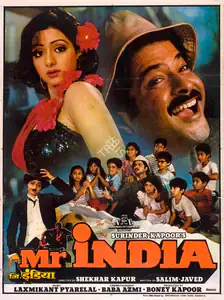 Kapoor, Boney (Producer), Mr India, 1987 | Full Sheet Poster