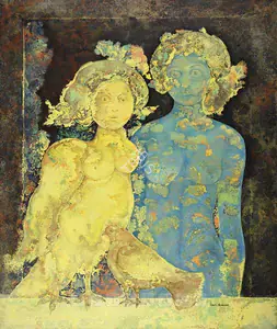 Burman, Sakti (Artist). Dove, n.d. | Painting