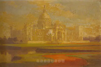 Bose, Atul (Artist). The Victoria Memorial, n.d. | Painting