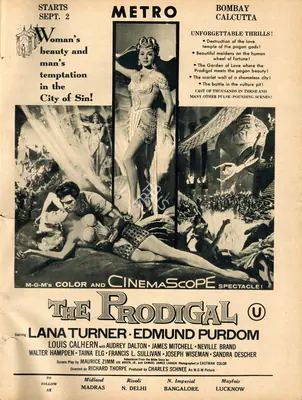 Schnee, Charles (Producer), The Prodigal, 1955 | Advertisement